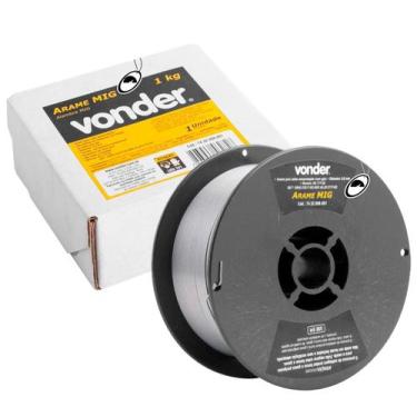 Imagem de Arame para Solda MIG Sem Gás 0,8mm Carretel 1Kg Vonder