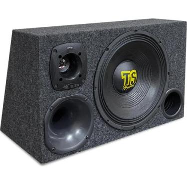 Imagem de Kit Som Caixa Trio 12 Spyder Woofer 100W Driver Tweeter - Oestesom