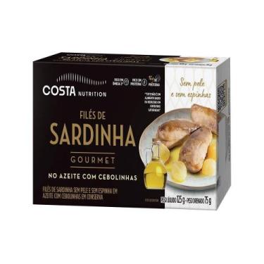 Imagem de File de sardinha costa nutrition azeite com cebolinhas 125g - Palmeira