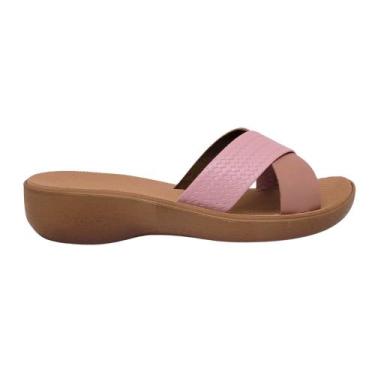 Imagem de Chinelo Feminino X Tamanco Confortavel Esporão Terra e Água, 37, Rosa