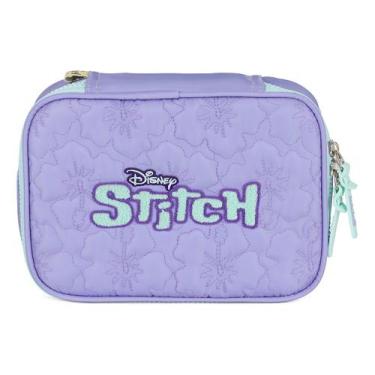 Imagem de Estojo Escolar Box Stitch Roxo Luxcel
