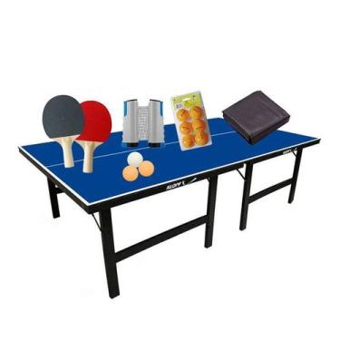 Imagem de MESA PING PONG MDP 15mm 1001 KLOPF + Kit 5091 + 6 Bolinhas Laranja + C