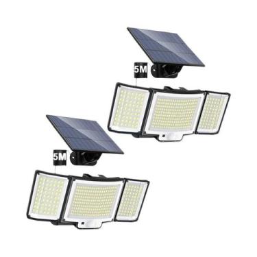 Imagem de Luz Solar Externa 106 318 LED IP65 À Prova d'Água Com Sensor De Movime