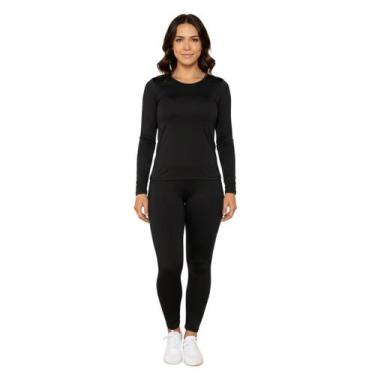 Imagem de Blusa + Calça Térmica Peluciada Segunda Pele Frio Feminina - AG Indust