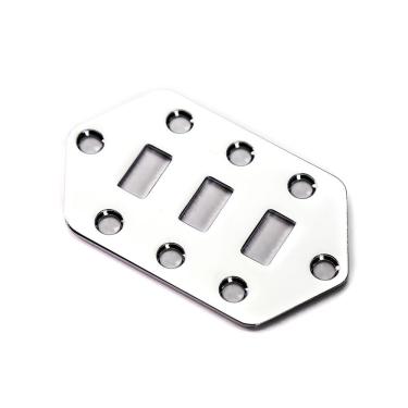 Imagem de Escudo para Controles de Guitarra Jaguar HEX-62J-CR Metal Cromado Spirit