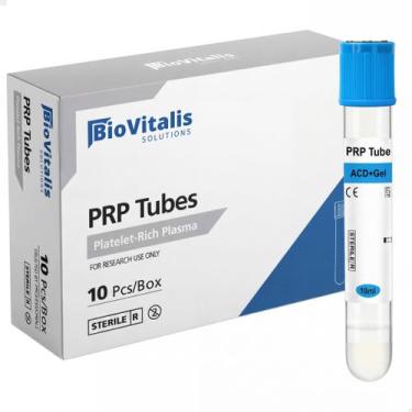 Imagem de Tubos PRP Biovitalis Solutions 10 ml com gel ACD, 10 unidades