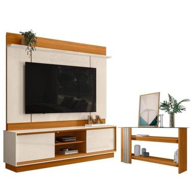 Imagem de Home Theater Siena Aparador Frizz Cinamomo Off White
