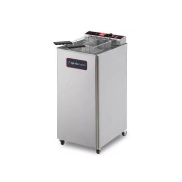 Imagem de Fritadeira Elétrica Água e Óleo 18L 1 Cuba Inox GFAO-18P 5500W Metalcu