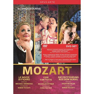 Imagem de Mozart: Le nozze di Figaro; Cosi fan tutte; Die entfuhrung aus dem serail