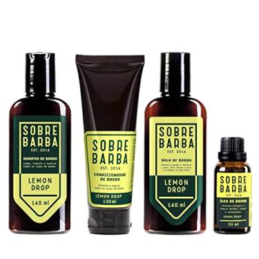Imagem de Kit Quarteto SOBREBARBA - Shampoo + Balm + Condicionador + Óleo de Barba Lemon Drop
