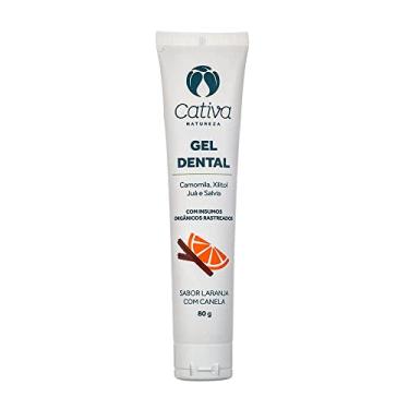Imagem de Gel Dental Laranja Cativa Natureza com Canela Orgânico Natural Vegano, Cativa Natureza
