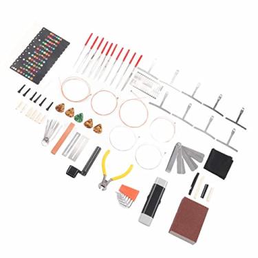 Imagem de Kit de ferramentas de manutenção de instrumento Crazy Sales, ferramenta de reparo de guitarra de medição com bolsa de transporte para Ukulele para bandolins para baixo