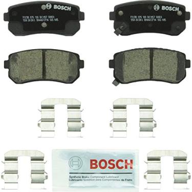 Imagem de Bosch BC1157 QuietCast Premium Conjunto de pastilhas de freio a disco de cerâmica para: Dodge Attitude; Hyundai Accent, Elantra, Tucson; Kia Cadenza, Forte, Forte5, Forte Koup, Rio
