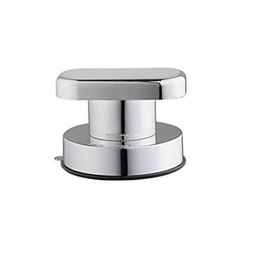 Imagem de 2 peças de maçaneta de porta de sucção, super ventosa a vácuo, gaveta de maçaneta de porta deslizante de vidro para porta, janela, armário, banheiro, controle de móveis