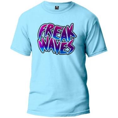 Imagem de Camiseta Freak Waves Básica Malha Algodão 30.1 Masculina E Feminina Ma