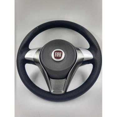 Imagem de Volante Fiat Uno Fire, Novo Uno, Palio, Idea c/ Cubo Grafite