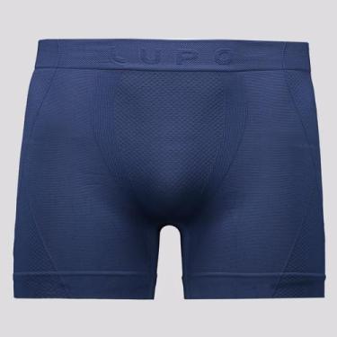 Imagem de Cueca Boxer Lupo Classic Microfibra Azul