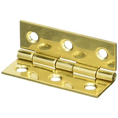 Imagem de NATIONAL/SPECTRUM BRANDS HHI Dobradiça de latão N211-375, 5 x 3,5 mm, pacote com 2