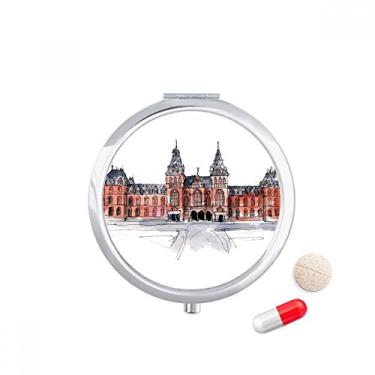 Imagem de Porta-comprimidos Rijks Museum in Dutch Pocket Medicine Storage Box Dispenser