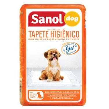 Imagem de Tapete Higiênico Sanol Dog Para Cães De Todas As Raças E Idades 80 X 6