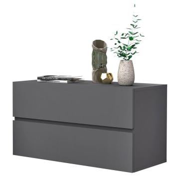 Imagem de mesa de cabeceira eros 60 estilo moderno europeu cor cinza