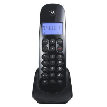 Imagem de Telefone sem Fio Motorola MOTO700 com Identificador de Chamadas Digital Preto