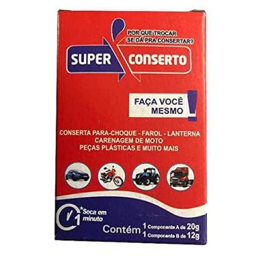 Imagem de COLA SUPER CONSERTO INSTANTANEA SOLDA PLASTICA 32G