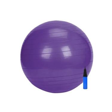 Imagem de Bola Pilates 45cm Gym/Fit Ball/Academia Funcional (Roxa)