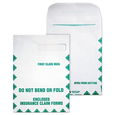 Imagem de Quality Park, HCFS-1500 envelopes de janela, redi-seal, primeira classe, branco, 100 por caixa, (54692)