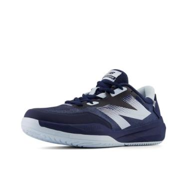 Imagem de New Balance Tênis feminino FuelCell 796 V4 Hard Court, Azul-marinho/azul pedreira/branco, 5