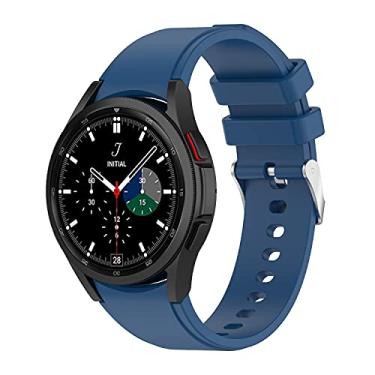 Imagem de Hoopyeecase Esporte pulseira de relógio para Samsung Galaxy Watch 4 40mm/44mm pulseira, Galaxy Watch 3 41mm /Galaxy Watch 4 Classic 42mm/46mm, 20mm Suave Silicone Substituição pulseira de relógio