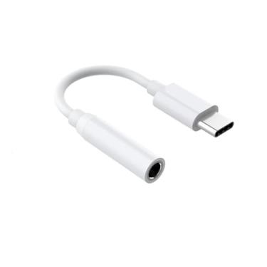 Imagem de Adaptador Tipo-C Para P2 Fone de Ouvido Universal Para Todos os Modelos Celular Smartphone Com Chip DAC Integrado