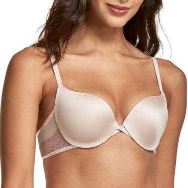 Imagem de Maidenform Sutiã Push Up & In Demi Feminino Love The Lift DM9900, Sandshell com blush de mel bege, 38C