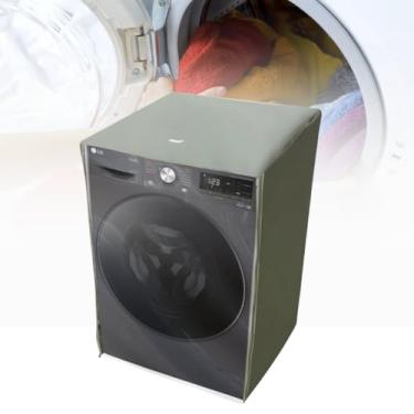 Imagem de CAPA PARA LAVA E SECA LG 14KG VC2 VC4 TRANSPARENTE (Cinza)