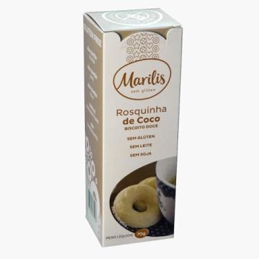 Imagem de Biscoito Sem Glúten Rosquinha de Coco Marilis 70g