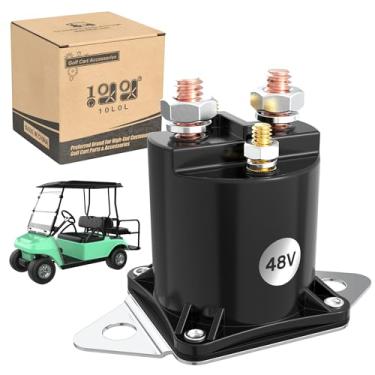 Imagem de 10L0L Substituição de solenoide elétrico de carrinho de golfe 48V para carro de clube DS (1995-1997) 4 terminais, OEM # 101807001 1118