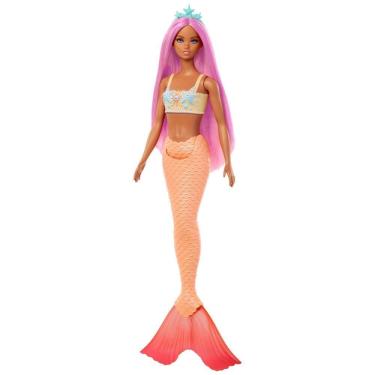 Imagem de Barbie Fantasia Sereia com Cabelo Roxo - Mattel