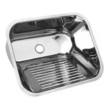 Imagem de Tanque Tecnocuba 50x40x22cm aço inox Alto Brilho - Cap. 27 litros