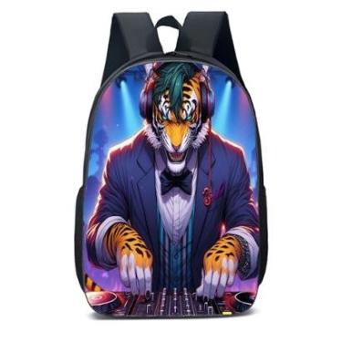 Imagem de MOCHILA ESCOLA INFANTIL JUVENIL ANIME DJ TIGRE-Unissex