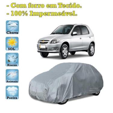 Imagem de Capa com forro cobrir carro Chevrolet Celta 100% Impermeável Proteção 