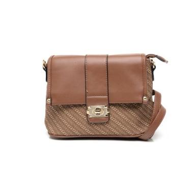 Imagem de Bolsa Feminina Porta Cartão Celular Maquiagem - Kl, Marrom