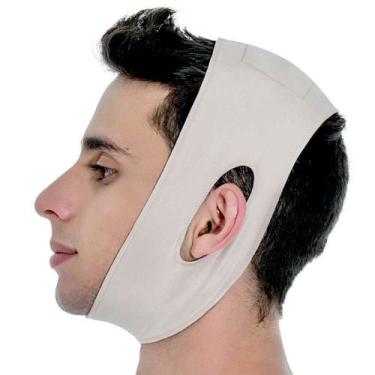 Imagem de Faixa Facial Cirurgia Mento Lifting C/Abertura 1182 Mabella, Nude, Úni