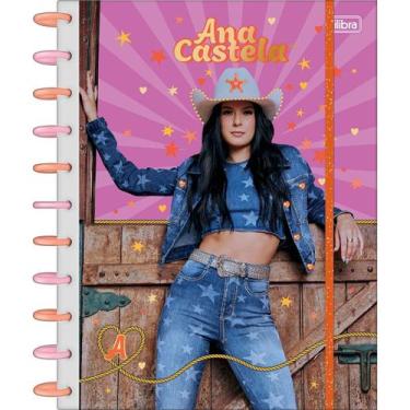 Imagem de Caderno Universitário Tilidisco 10 Matérias Ana Castela 160 Folhas, Ún