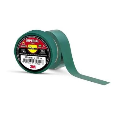 Imagem de Fita Isolante Antichama Imperial Verde 18mmx10m 3m