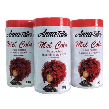 Imagem de Mel Cola Anna Telles 1kg Cabelos Cacheados Naturais Organico