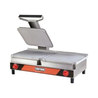 Imagem de Sanduicheira a Gás Conjugada Chapa Estriada SACE-G Croydon