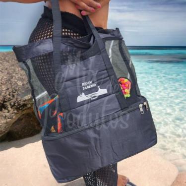 Imagem de Bolsa Grande Feminina Passeio Parque Piscina Termica Praia - Dute, Pre