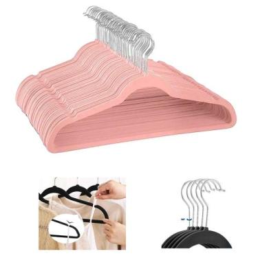 Imagem de Cabide Veludo Infantil Slim Antideslizante De Roupas  - FALASCA