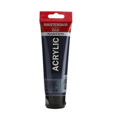 Imagem de Tinta Acrilica Amsterdam Talens 708 Paynes Grey 120ml - ROYAL & TALENS