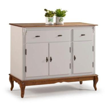 Imagem de Balcão Buffet com Pés Luis XV 3 Portas e 2 Gavetas 60631 Linz Móveis, 